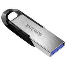 Флешка Sandisk Cruzer ultra flair 64Гб серебристый и черный