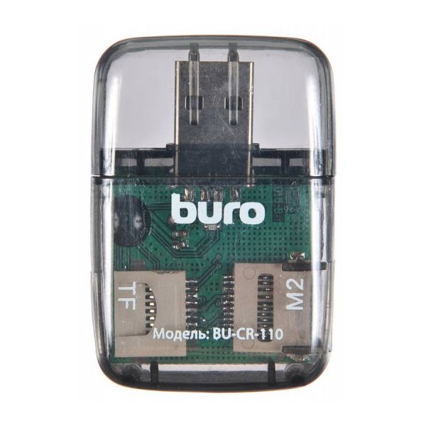 Картридер Buro BU-CR-110 черный