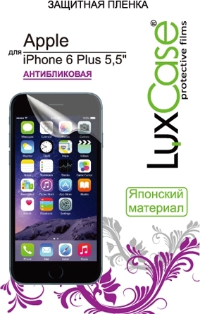 Защитная пленка для мобильного телефона LuxCase 81201 для Apple iPhone 6 Plus антибликовая